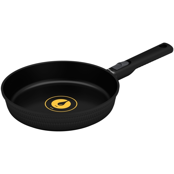 Сковорода антипригарне покриття Ringel RG-1155-28 Grey Line зі знімною ручкою діаметр 28 см