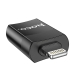 Перехідник Apple Lightning M/USB F HOCO UA17 чорний
