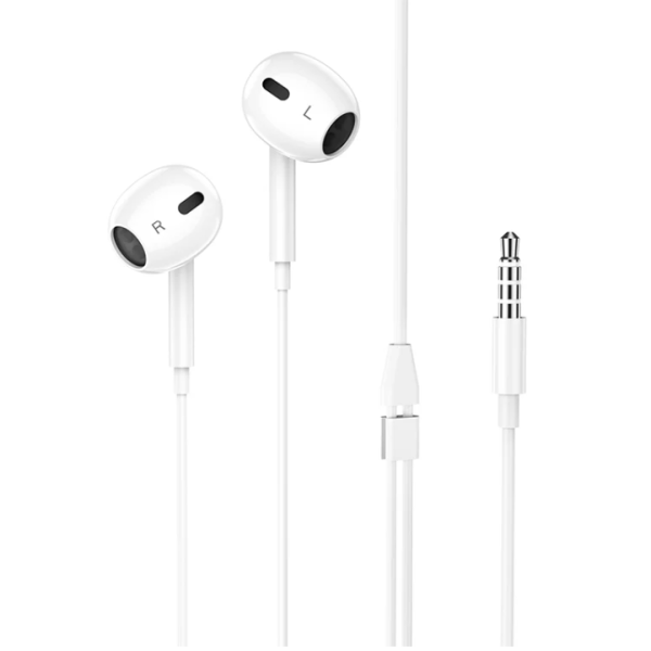 Навушники дротові HOCO M1 Max (3.5mm) White new