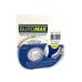 Скотч канцелярський 18 мм х 20 м BUROMAX 7161-01 з диспенсером прозорий