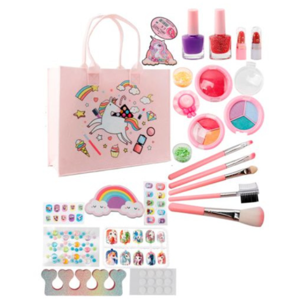 Косметика LD6052-1 (36шт) помада 2шт, тіні, рум'яна, пензлики, набір для манікюру new