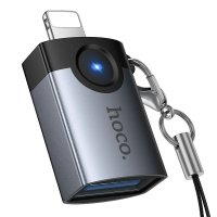 Перехідник Hoco UA46 Victory iP male to USB female adapter new