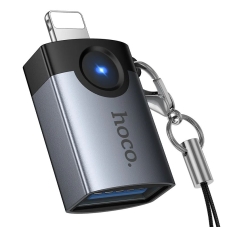 Перехідник Hoco UA46 Victory iP male to USB female adapter new