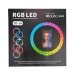 Кільцева лампа 36 см 3D-36 USB LED RGB з тримачем Кільцева лампа 36 см 3D-36 USB LED RGB з тримачем
