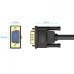 Відеокабель VGA/VGA 1 м Vention DAEBF Cable with ferrite cores чорний