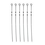 Шампури для мангалу 60 см Empire 0522 нержавіюча сталь 6 шт товщина 1 см сріблястий