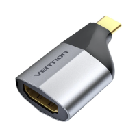 Перехідник Type-C F/HDMI M Vention TCAH0 сріблястий Перехідник Type-C F/HDMI M Vention TCAH0 сріблястий
