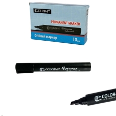 Маркер перманентний чорний COLOR-IT 802-C 1-4 мм скошений
