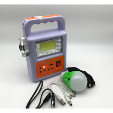 Фонарь с солнечной панелью и 1 лампой JA-2005S (2500 mAh/DC 5V 0.5A) (A-2447) new