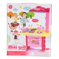 Дитячий ігровий набір 9в1 Кухня Mini grill 3807 зі звуковими та світловими ефектами