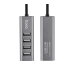 USB-хаб зовнішній 4 порти HOCO HB1 0.8 м сірий