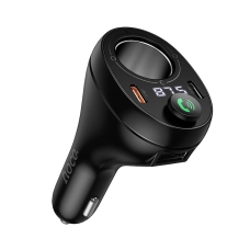 АЗП з FM-модулятором HOCO E88 Star 35W(2C) cigarette lighter car BT FM transmitter Black new
