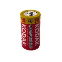 Батарейка циліндрична (бочонок) С KODAK Super Heavy Duty R14 сольова