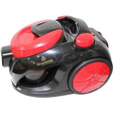 Пилосос контейнерний Crownberg CB-659 для сухого прибирання 3500 Вт чорний з червоним