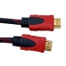 Кабель HDMI/HDMI 5 м чорний з червоним