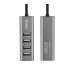 USB-хаб зовнішній 4 порти HOCO HB1 0.8 м сірий