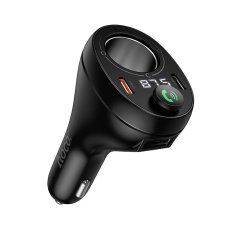 АЗП з FM-модулятором HOCO E88 Star 35W(2C) cigarette lighter car BT FM transmitter Black new