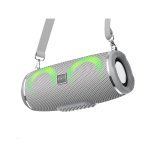 Колонка портативна HOCO HC12 Sports Bluetooth LED FM сірий