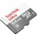 Карта пам'яті 64 GB San Disk Ultra MicroSDXC UHS-1 Class 10 A1 з адаптером білий з сірим