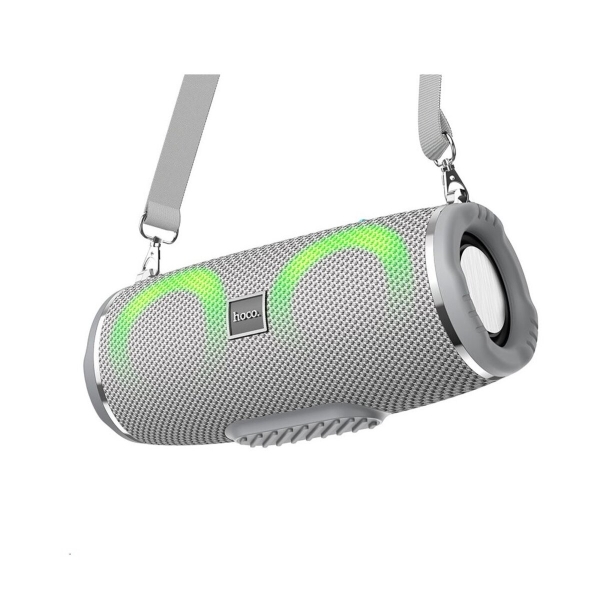 Колонка портативна HOCO HC12 Sports Bluetooth LED FM сірий