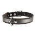 Нашийник для собак М світловідбиваючий Collar 02491 шкіра 25 мм 38-50 см чорний