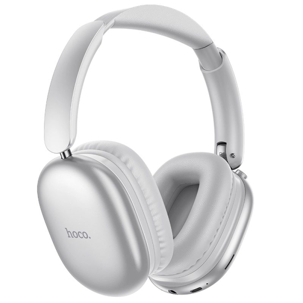Бездротові накладні навушники HOCO W73 Graceful BT headphones(App) Silver new