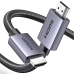 Кабель HDMI/HDMI 1 м UGREEN HD153 4K Cable чорний з сірим