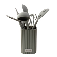 Кухонний набір MAGIO MG-1131 настільний 8 предметів силікон сірий