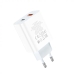 Зарядний блок живлення USB+Type-C HOCO C97A 20 W 12 V 1.67 A білий