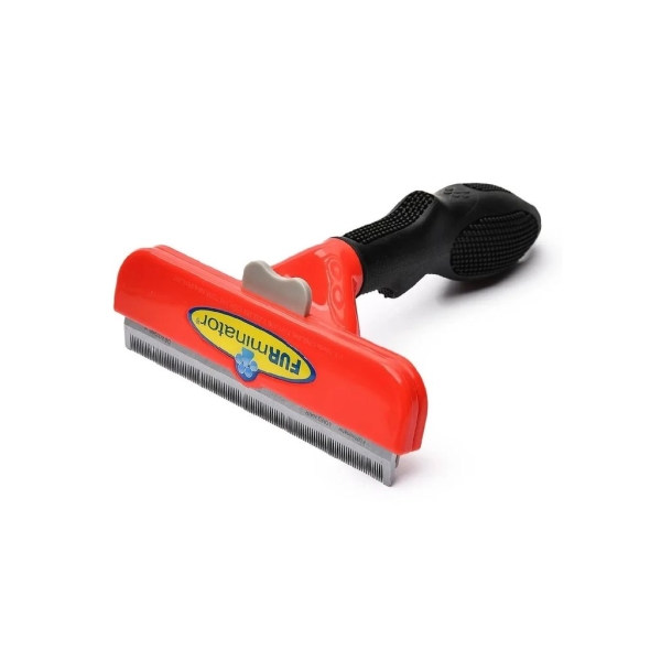 Фурмінатор для собак 12.5 см чорний з червоним