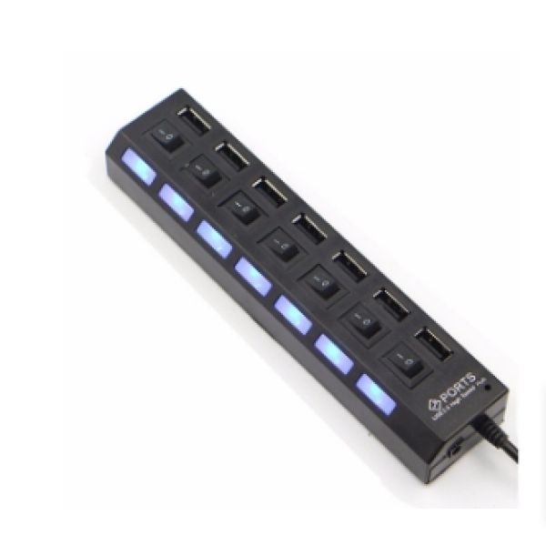 / Хаб 7 портов +Switch USB 2.0 с выключателем