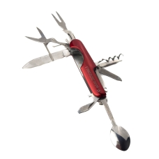 Мультитул 12в1 MT-Patent нержавіюча сталь універсальний червоний