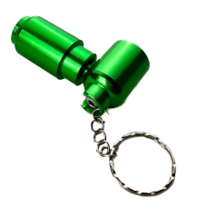 Трубка-трансформер для паління 9 см метал зелений