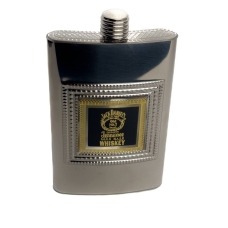 Фляга 270 мл Jack Daniels подарункова упаковка сріблястий