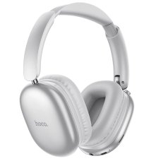Бездротові накладні навушники HOCO W73 Graceful BT headphones(App) Silver new
