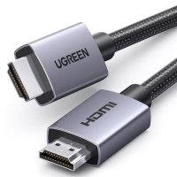 Кабель HDMI/HDMI 1 м UGREEN HD153 4K Cable чорний з сірим