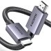 Кабель HDMI/HDMI 1 м UGREEN HD153 4K Cable чорний з сірим