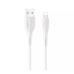 Кабель USB/Apple Lightning 1 м Usams US-SJ371 U38 2 А білий