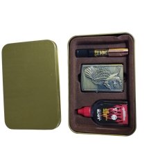 / Подарочная зажигалка бензиновая Орел+бензин+мудштук