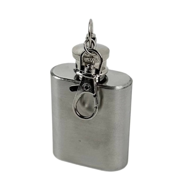 Фляга-брелок 30 мл сріблястий