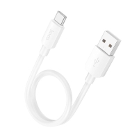 Кабель USB/Type-C 0.25 м Hoco X96 Hyper 27 Вт 3 A білий