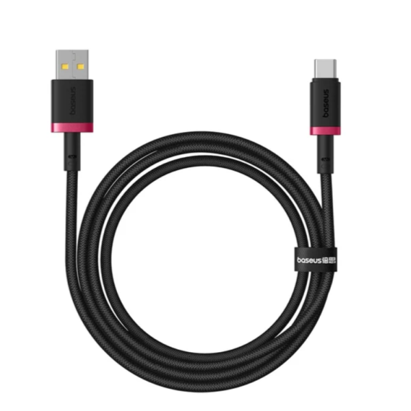 Кабель USB/Type-C 1 м Baseus Dura 60 Вт чорний