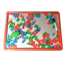 / Доска магнитная большая+часы+цыфры+счёты