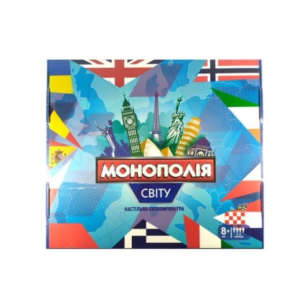 / Игра настольная Монополия Мира 8+ размер 33*29см.