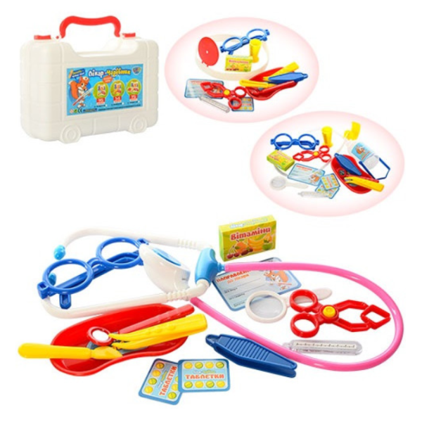 Доктор M 0464 ABC U/R (72шт) 3 види(15предметів,16предметів,14предметів), в валізі new