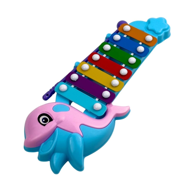 Іграшковий ксилофон Дельфін 8820А 22.5 см блакитний