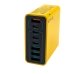 Зарядний блок живлення 8хUSB YEU88 65 W 3 А жовтий Зарядний блок живлення 8хUSB YEU88 65 W 3 А жовтий