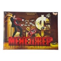 Настільна гра Danko Toys G28-U Менеджер 2-4 гравці для дітей та дорослих