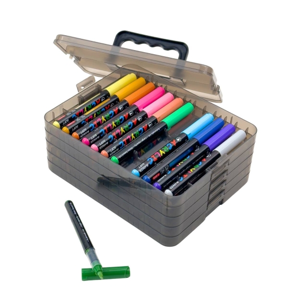 Набір маркерів акрилових 60 шт Acrylic MAP-15 у боксі 1-3 мм