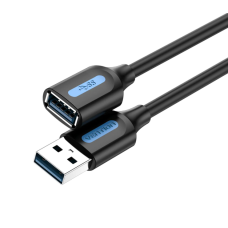 Кабель Vention USB 3.0 A Male to A Female Extension Cable 3M black PVC Type (CBHBI) new